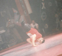 Darrel doing a halo at UK Championships 1996